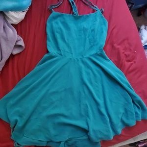green summer dress